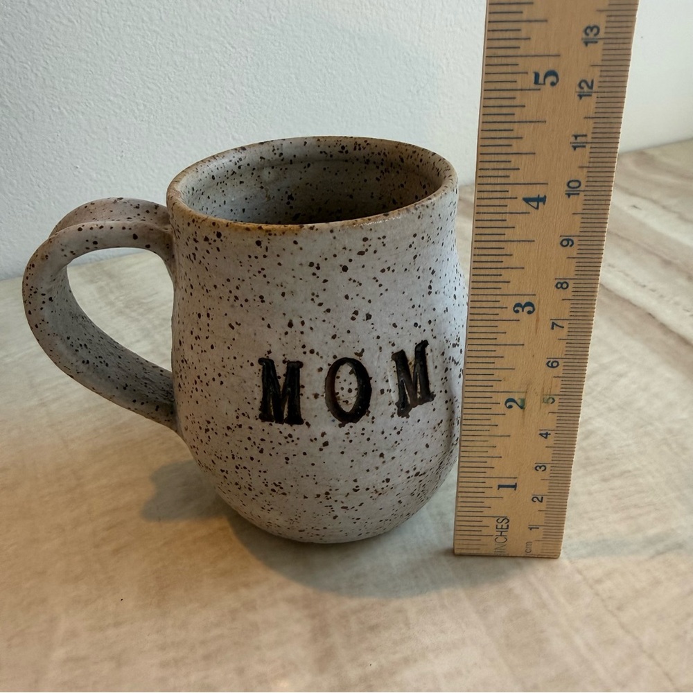 Speckled Ceramic MOM Mug - Handmade Stoneware - Picture 10 of 10